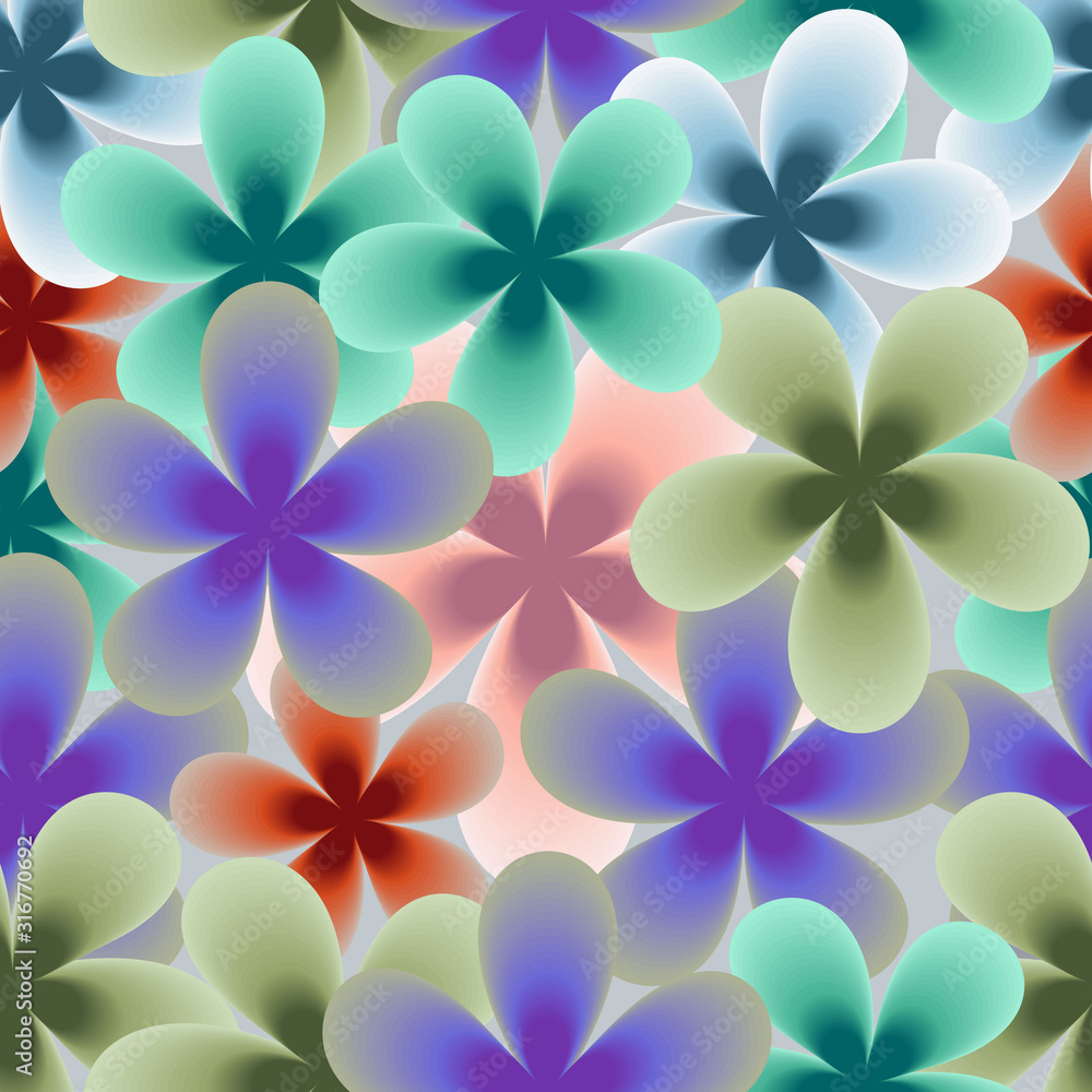 Fashionable pattern in flowers. Floral background for textiles Fashionable pattern in flowers. Floral background for textiles