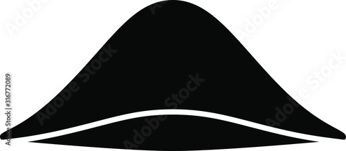 Obraz na plátně Napoleon bonaparte hat icon