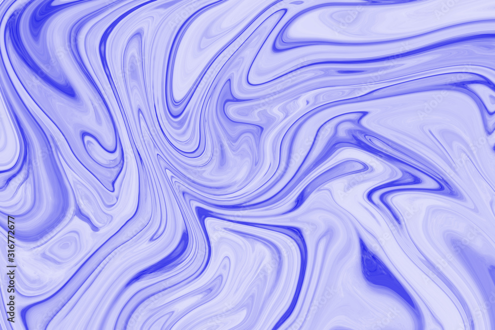 Fototapeta premium Ink texture water blue illustration background. Can be used for background or wallpaper.
