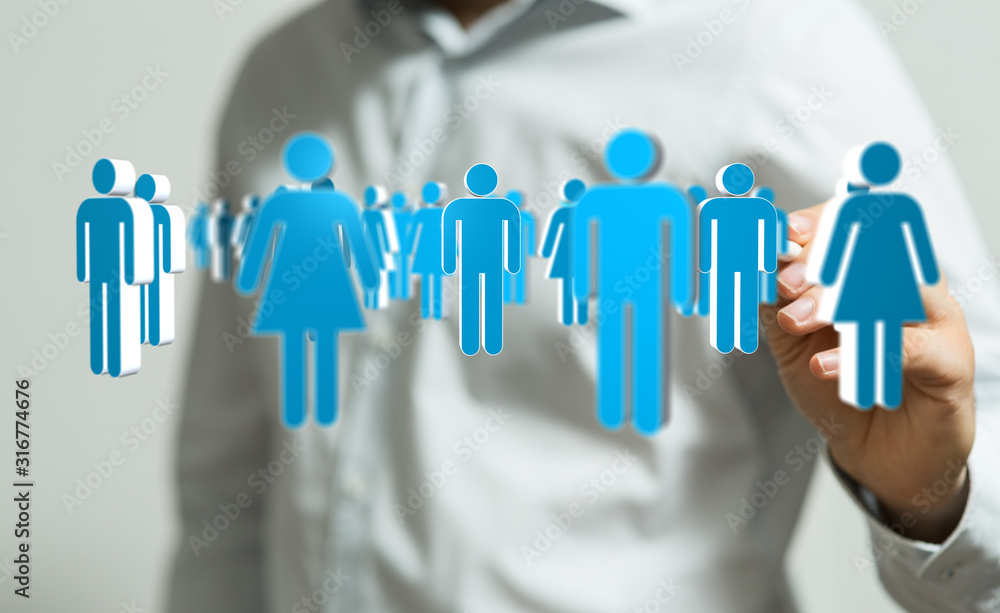 Social Networking illustration team group digital Social Networking illustration team group digital