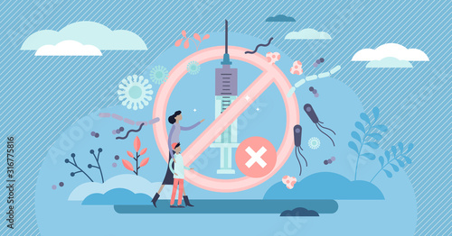 Anti vaccination movement, social child health awareness and parents protest