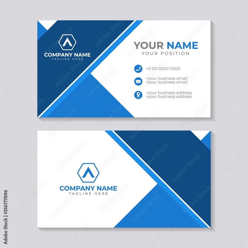 Business card template