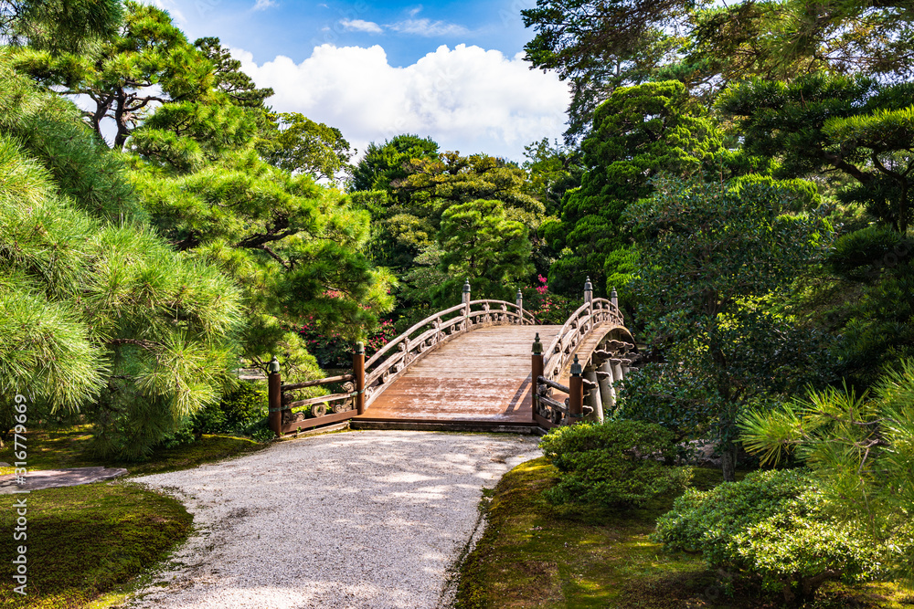 Oikeniwa Garden in the Imperial Palace, Kyoto, Japan Oikeniwa Garden in the Imperial Palace, Kyoto, Japan