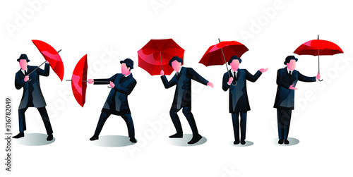 umbrellaman character vector