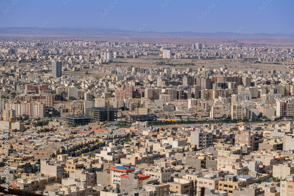 view of the city Qom,Iran