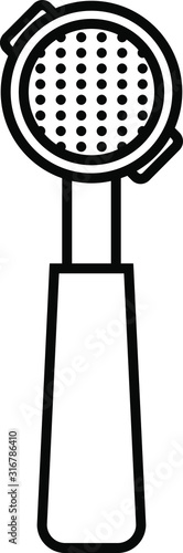 portafilter icon, vector illustration