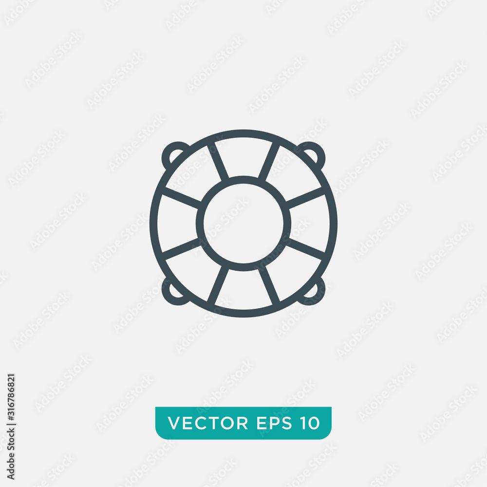 Life Buoy Icon Design, Float Icon Vector EPS10 Life Buoy Icon Design, Float Icon Vector EPS10