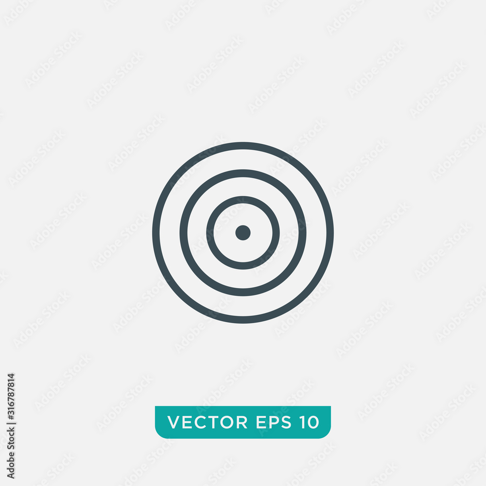 Target Icon Design, Vector EPS10 Target Icon Design, Vector EPS10