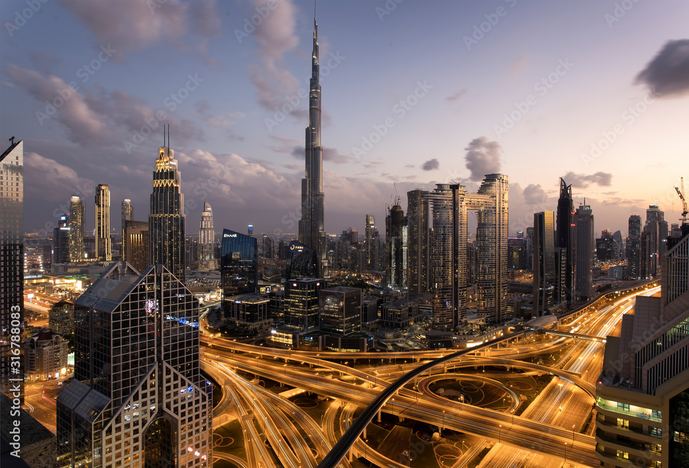 Dubai Cityscape, UAE..