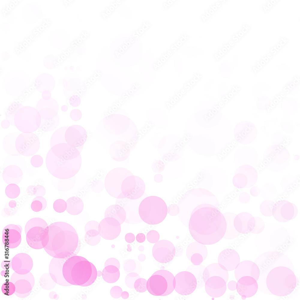 Bubbles Circle Dots Unique Pink Bright Vector Background Bubbles Circle Dots Unique Pink Bright Vector Background