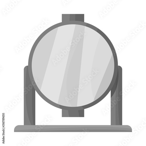 Vector design of spotlight and light icon. Web element of spotlight and floodlight vector icon for stock.