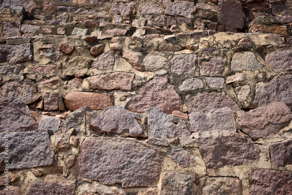 Granite Rock Ruins/peeled Wall Texture Background Image Granite Rock Ruins/peeled Wall Texture Background Image