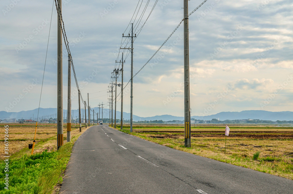 滋賀県の田舎風景