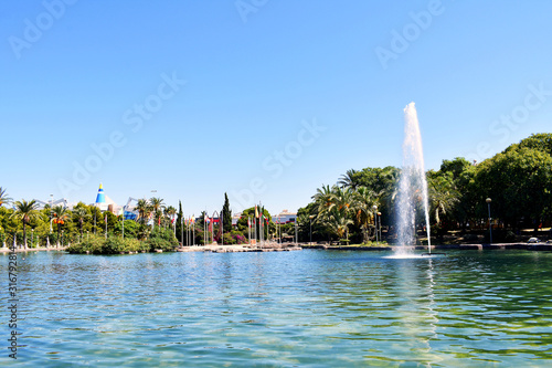 Garden of the Nations Park in Torrevieja. Alicante, on the Costa Blanca. Spain Europe. September 25, 2019