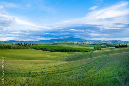 Beautiful Italy Tuscan landscape