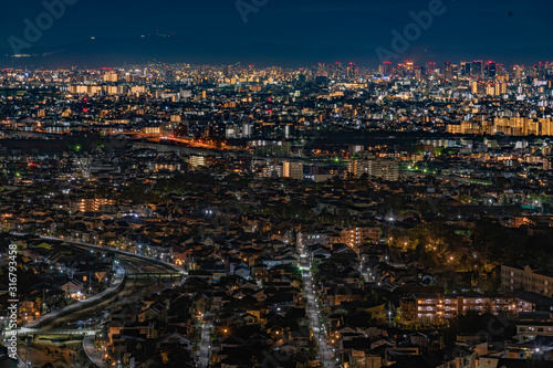 大阪府池田市五月山展望台からの夜景 © yuki