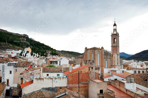 Rooftops of Sagunto, Spain