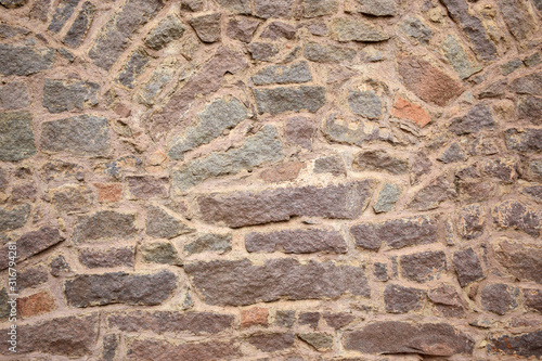 Granite Rock Ruins/peeled Wall Texture Background Image