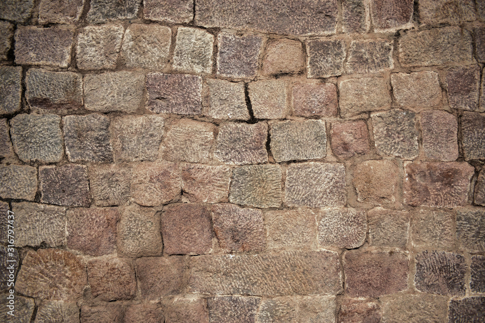 Fototapeta premium Granite Rock Ruins/peeled Wall Texture Background Image