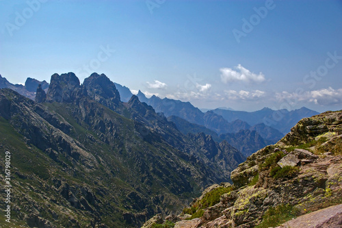 Mountainous landscape, Nature Park of Corsica, France