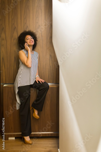 Smiling african american bu...