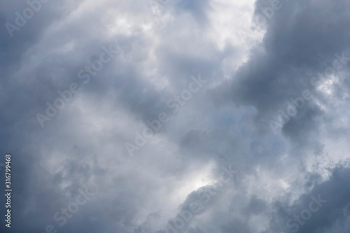 drak Sky clouds before rain