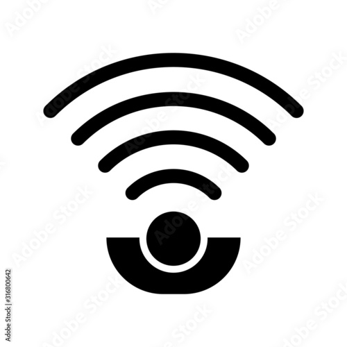 Sensor icon. Monochrome style design from machine learning collection. UX and UI. Pixel perfect sensor icon.