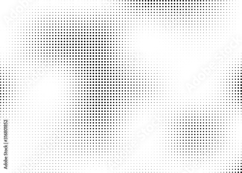 Abstract halftone dotted background. Monochrome grunge pattern with dot and circles.  Vector modern pop art texture for posters, sites, business cards, cover, postcards, labels, stickers layout.
