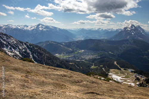 Alps in the vicinity of Seefeld. Seefeld, Tyrol, Austria