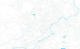Blackburn, England bright vector map