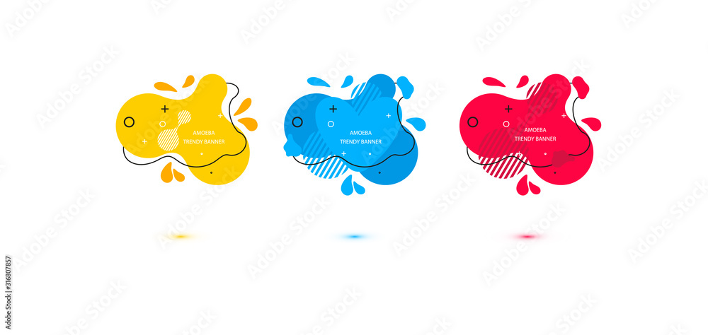 Modern set of abstract banners. Template ready for use in web or print design. Vector bright template banners. Modern set of abstract banners. Template ready for use in web or print design. Vector bright template banners.