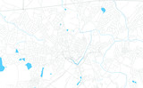 Saint Helens, England bright vector map