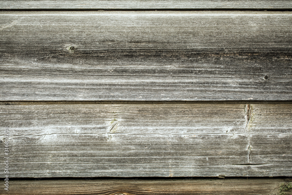 Fototapeta premium Old natural wooden shabby background.