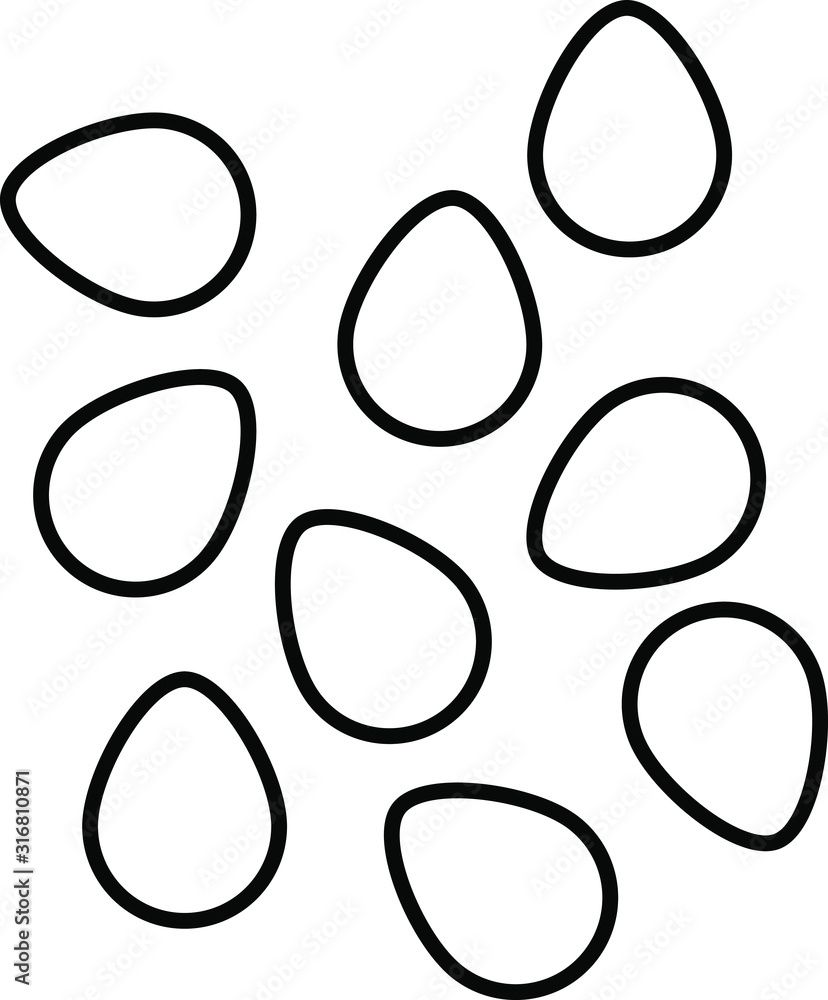 Sesame icon, vector illustration Sesame icon, vector illustration