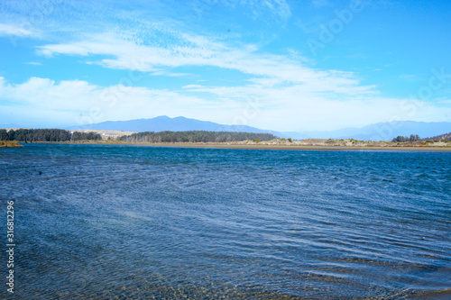 lake, blue sky, outdoor 