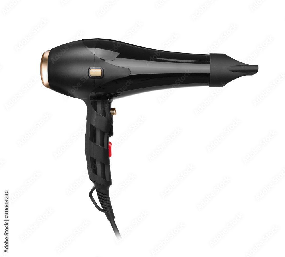 Hair Dryer Isolated White Background Hair Dryer Isolated White Background