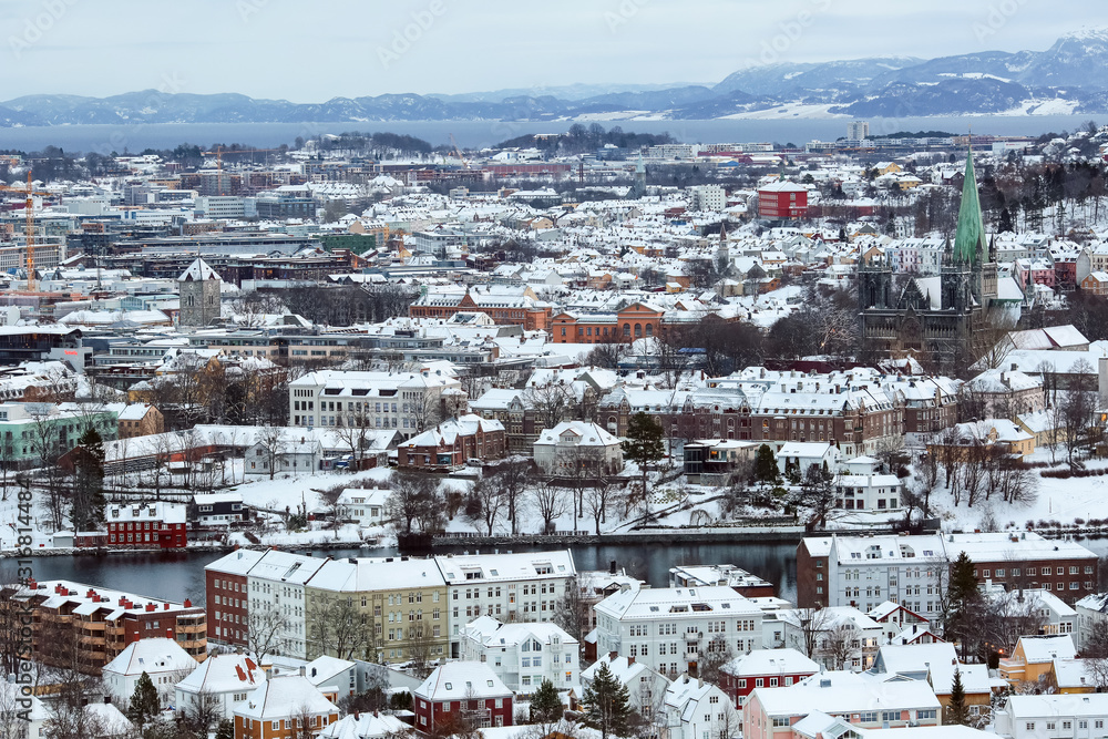 Snowy Trondheim