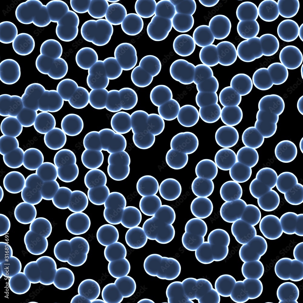 Cells or microscope bacteria seamless wallpaper pattern Cells or microscope bacteria seamless wallpaper pattern