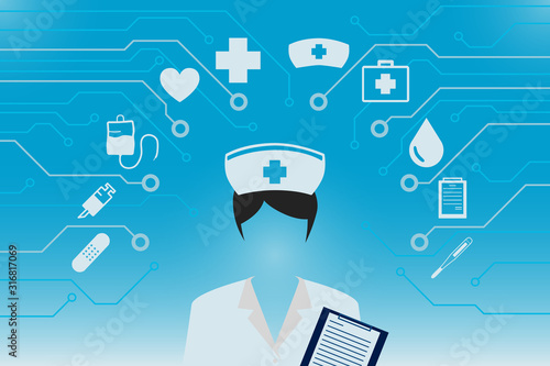 medical background nurse