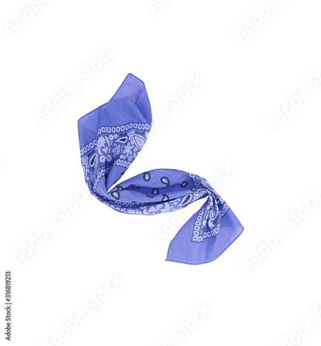Fotografia Purple bandanna handkerchief
