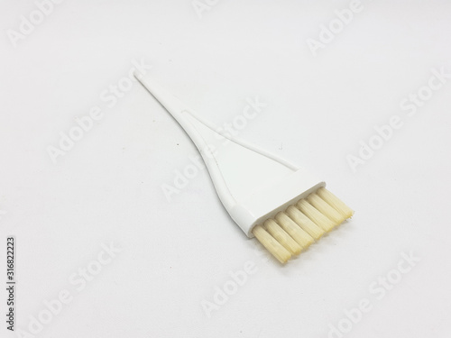 Beautiful Clean Unique Modern Handheld Cleaning Brush for Kitchen Appliances in White Isolated Background