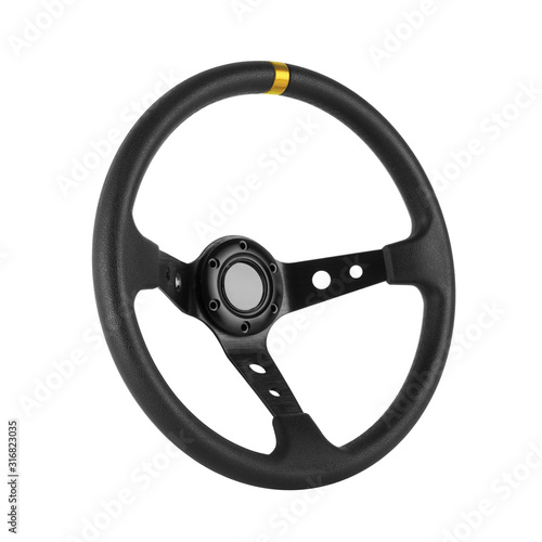 Steering wheel, isolated