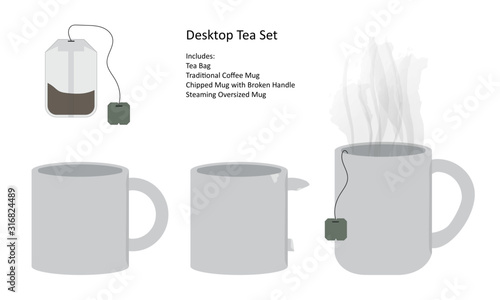 Desktop Tea Set