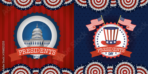 bundle of presidents day two emblems