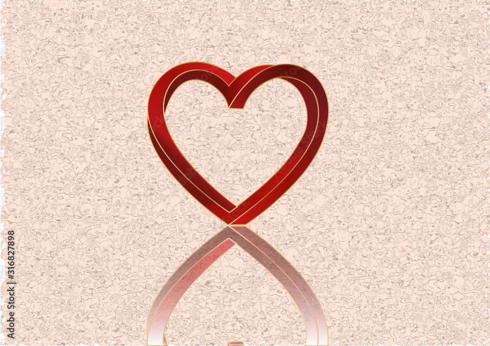 red heart on the sand red heart on the sand