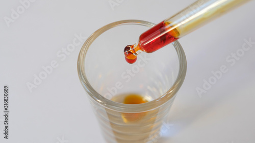 Lugol's iodine in a dropper. Iodine and iodide solution.