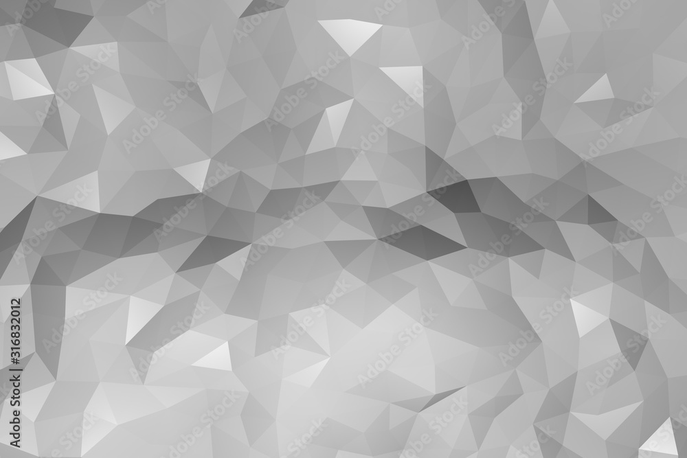 Repeat geometric triangle mosaic gradient, Visualization 3D render abstraction pattern, nice background texture.