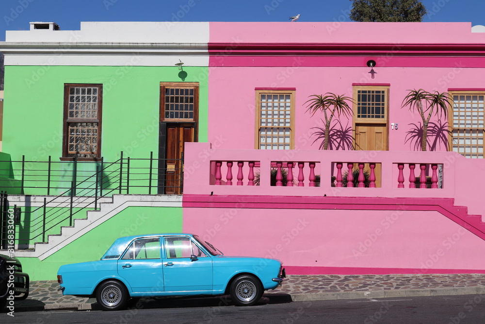 Colourful Houses in Cape Town