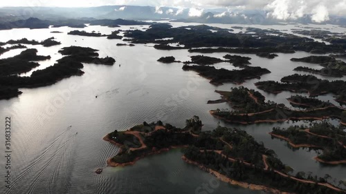 Guatape Colombia Piedra del Penol photo