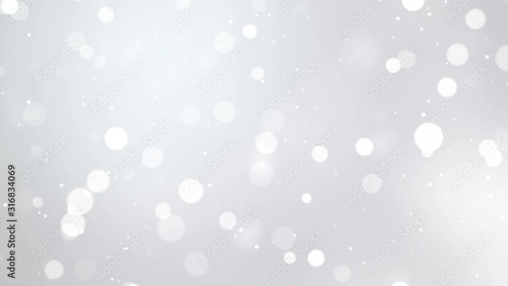 silver white particles bokeh animation background silver white particles bokeh animation background